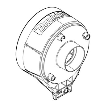 413H18-4 - FILTER HOUSING GLC03 - Makita Original Part