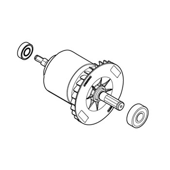 519732-3 - ROTOR ASSEMBLY GCU04 - Makita Original Part