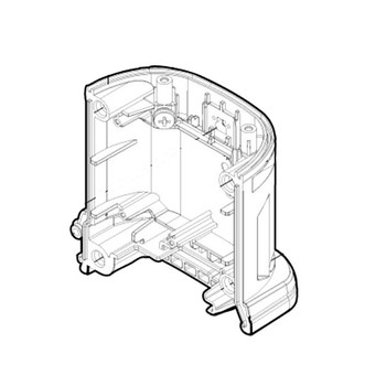 SE00001189 - REAR BOTTOM CABINET XRM12 - Makita Original Part