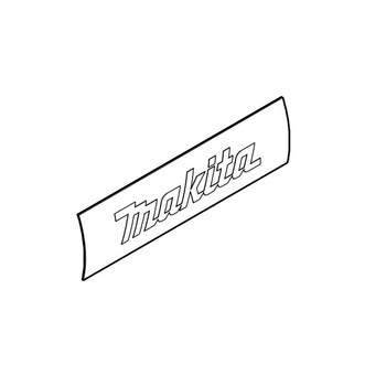 XNR0000565 - LOGO PLATE UB401MP - Makita Original Part