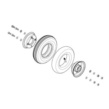 141H01-8 - TIRE 210 ASSY XUC04 - Makita Original Part