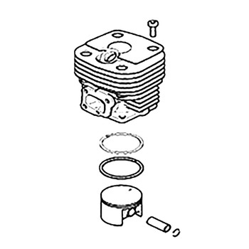 123-130-250 - CYLINDER & PISTON CPL - DPC7001 - Makita - Image 1