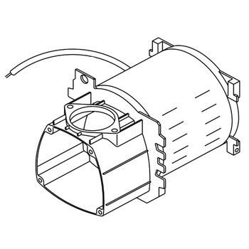 251332-E - ELECTRIC MOTOR/CRANKCASE - MAC2400 - Makita - Image 1