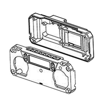 GM00001609 - FRONT AND BACK HOUSING ASSEMBLY RM02 - Makita Original Part