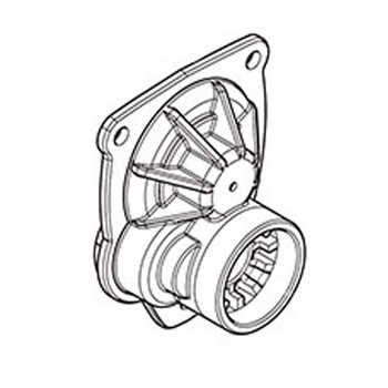144161-7 - GEAR HOUSING COVER COMPLETE XSF04 - Makita Original Part