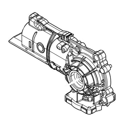144808-3 - GEAR HOUSING LEFT COMPLETE XRJ07 - Makita Original Part