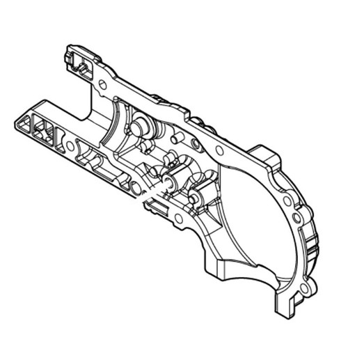 144809-1 - RIGHT GEAR HOUSING COMPLETE XRJ07 - Makita Original Part