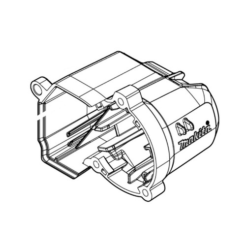 458656-7 - MOTOR HOUSING XSC04 - Makita Original Part