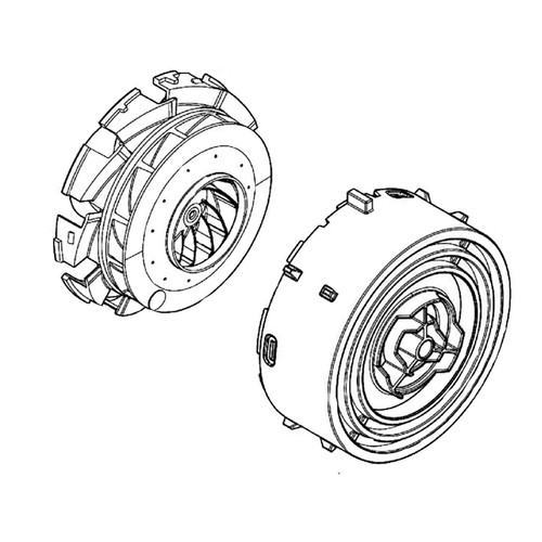 136091-6 - MOTOR ASSEMBLY XLC03 - Makita Original Part