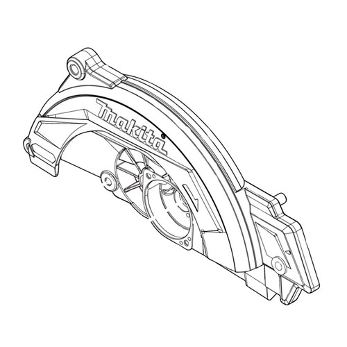 140Y58-8 - BLADE CASE COMPLETE GSR02 - Makita Original Part