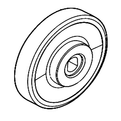 162638-0 - BRAKE DRUM COMPLETE XCU08 - Makita Original Part