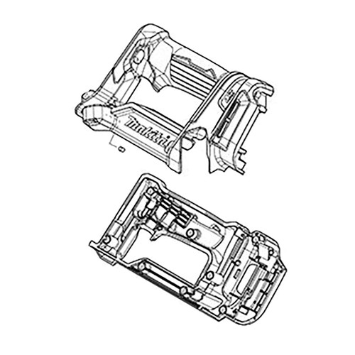 183R19-3 - HANDLE SET XBP04 - Makita Original Part