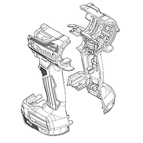 191K96-9 - HOUSING SET XWT15 - Makita Original Part