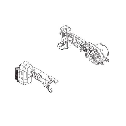 191M36-9 - MOTOR HOUSING SET XSB01 - Makita Original Part