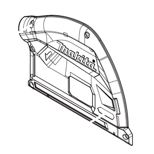 312B61-3 - BLADE CASE COVER GPS01 - Makita Original Part