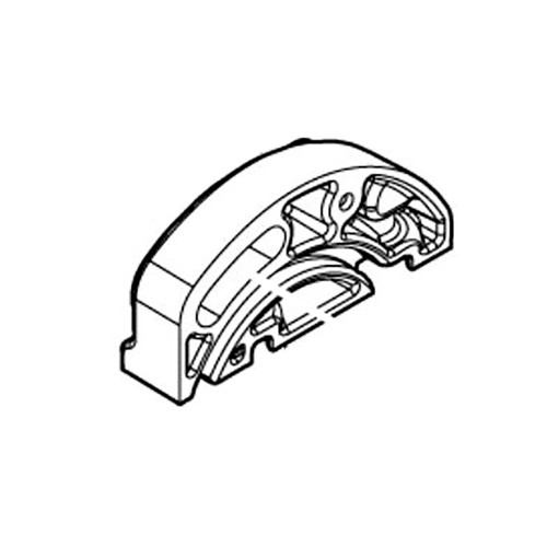 319831-9 - REAR ANGULAR PLATE XSH08 - Makita Original Part