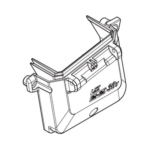 412346-6 - BATTERY LOWER COVER RIGHT XEC01 - Makita Original Part