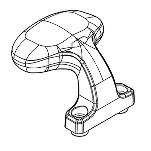 413433-4 - FRONT HANDLE XAD05 - Makita Original Part