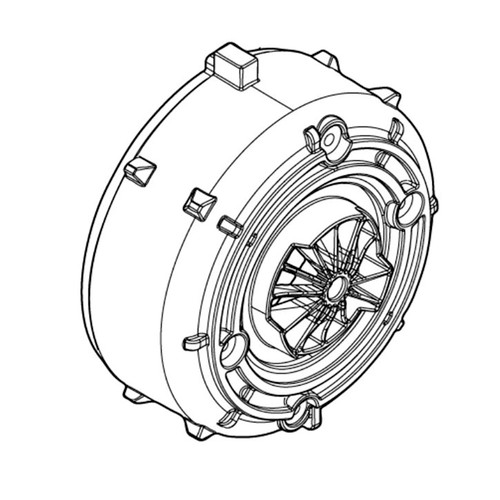 413645-9 - MOTOR COVER FRONT GLC01 - Makita Original Part