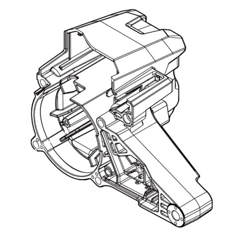 459823-7 - MOTOR HOUSING XSH10 - Makita Original Part