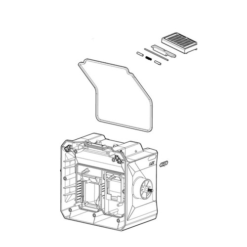 GM00002298 - MIDDLE BODY ASSEMBLY ML003G - Makita Original Part
