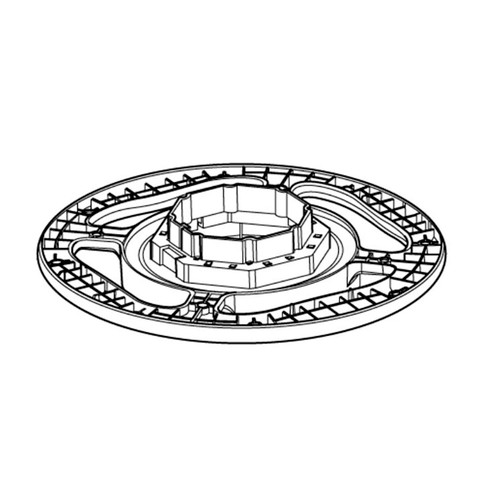 QY00000016 - CIRCLE HANDLE LOWER DML810 - Makita Original Part