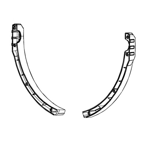 TE00000527 - BACK COVER OF THE SUPPORT LEFT RIGHT DCF301 - Makita Original Part