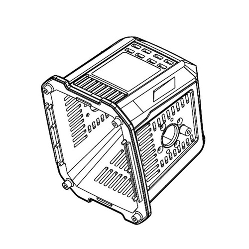 GM00002363 - LIGHT HEAD CASE ASSEMBLY ML007G - Makita Original Part