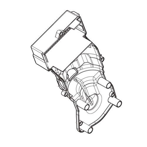 183U88-2 - MOTOR HOUSING COVER SET GEC01 - Makita Original Part