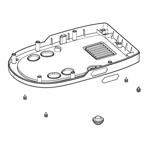 KF00000172 - BASE COVER ASSEMBLY GTK01 - Makita Original Part