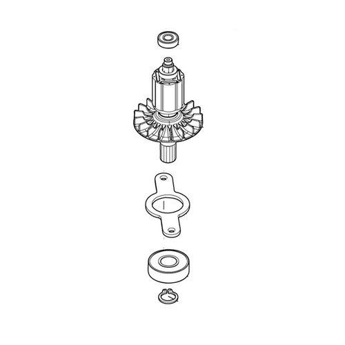 592E25-3 - STATOR ASSEMBLY XRU15 - Makita Original Part