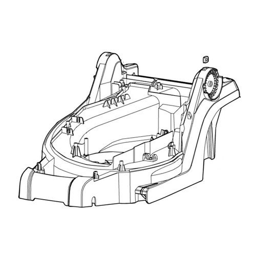 GB00000086 - DECK ASSY XML12 - Makita Original Part