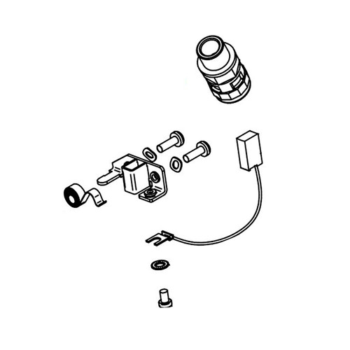 UD00EBD001 - BRUSH HOLDER ASSY HB350 - Makita Original Part