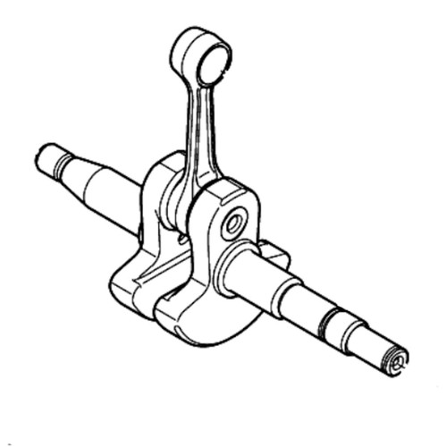 142417-2 - CRANKSHAFT COMPLETE EA3500S - Makita Original Part