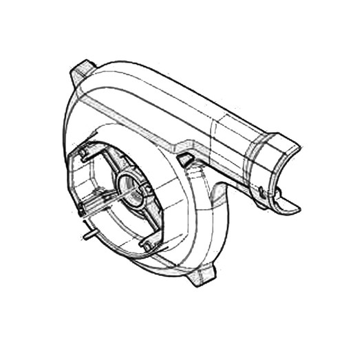 142292-6 - FAN HOUSING COMPLETE UB1103 - Makita Original Part