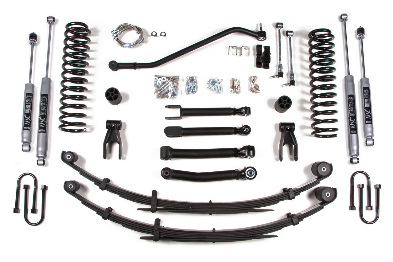 84-01 XJ 2WD/4WD 4.5/4 Spring With 8.25 - BDS434H - Suspension