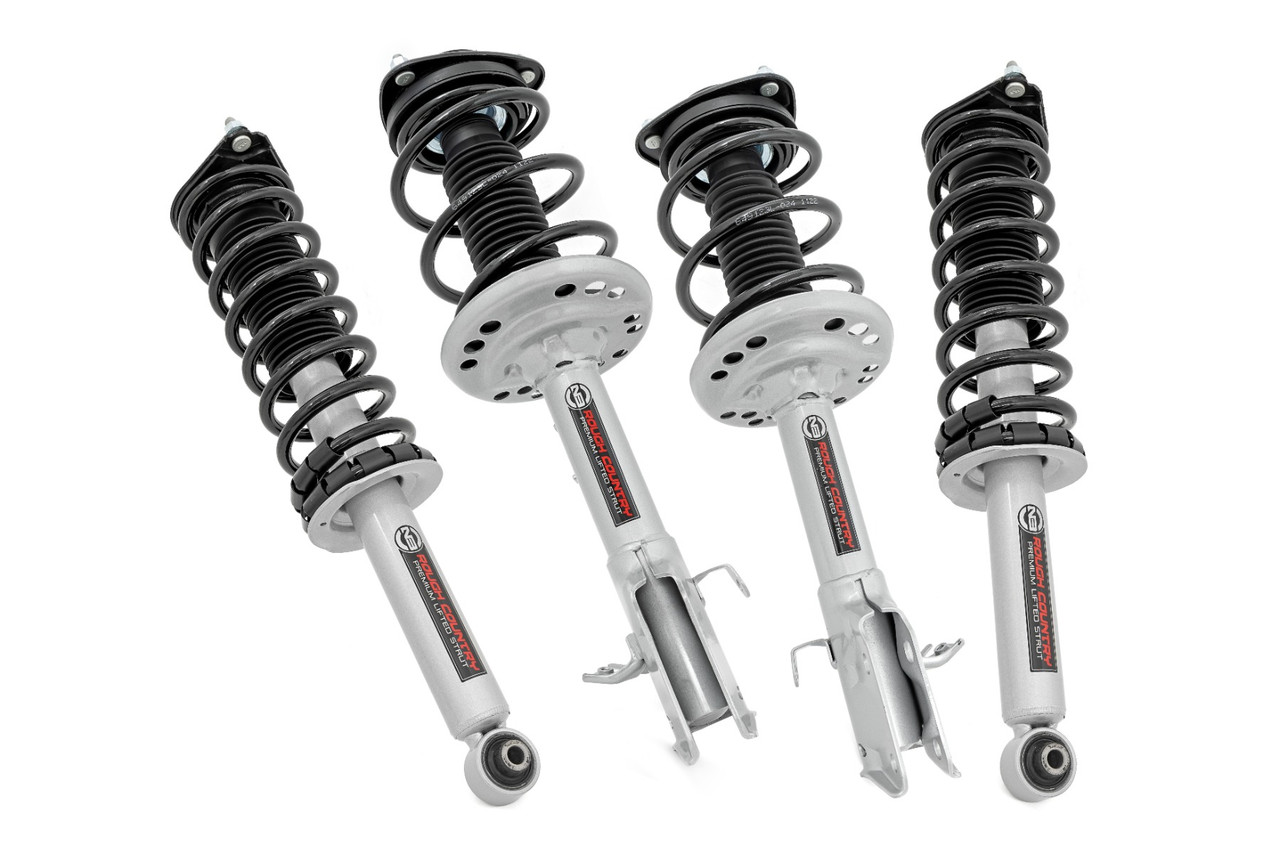 2 Inch Lift Kit Lifted Struts Rough Country 90331 Suspension Superstore