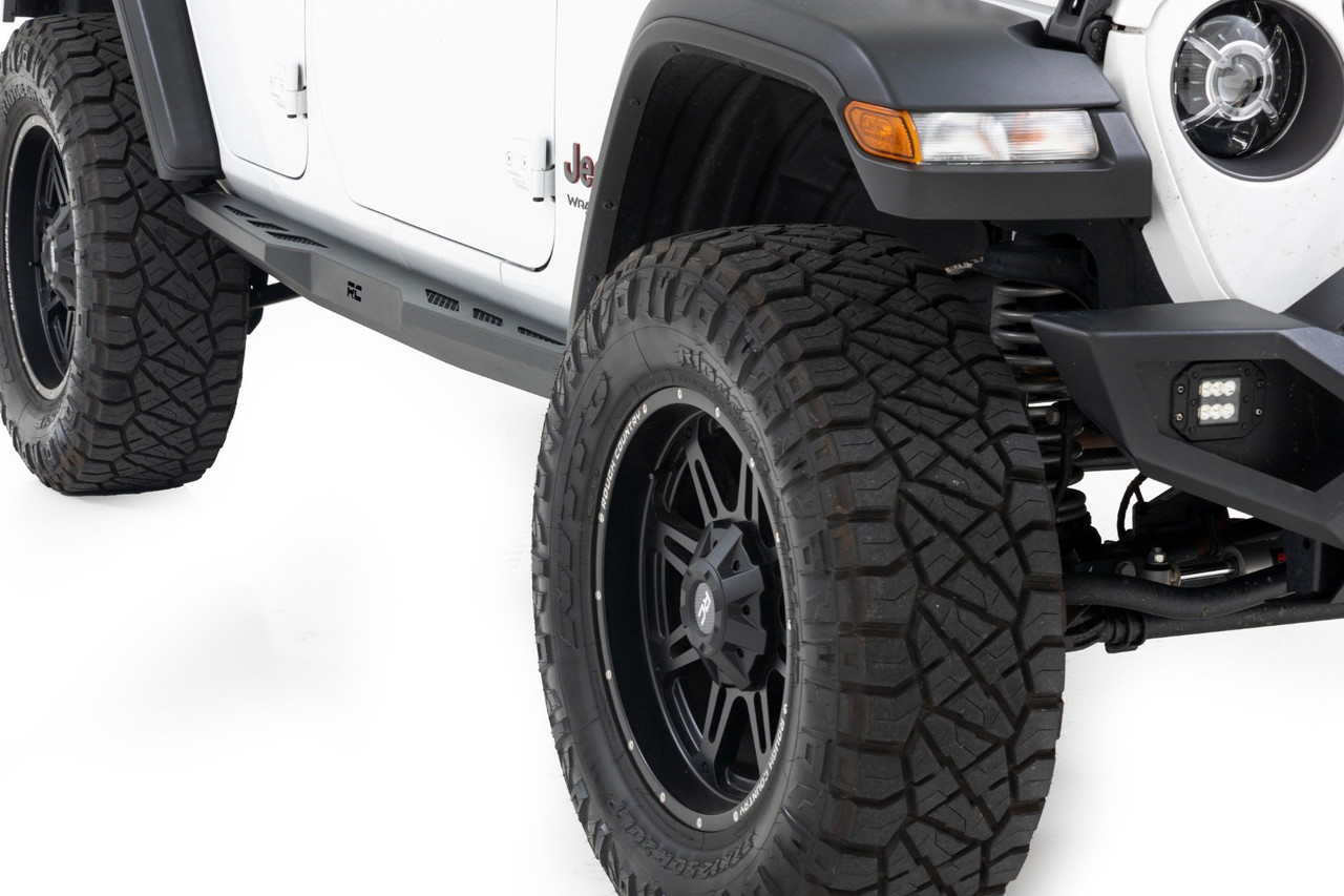 Rock Sliders Heavy Duty l 4-Door - Rough Country 90801