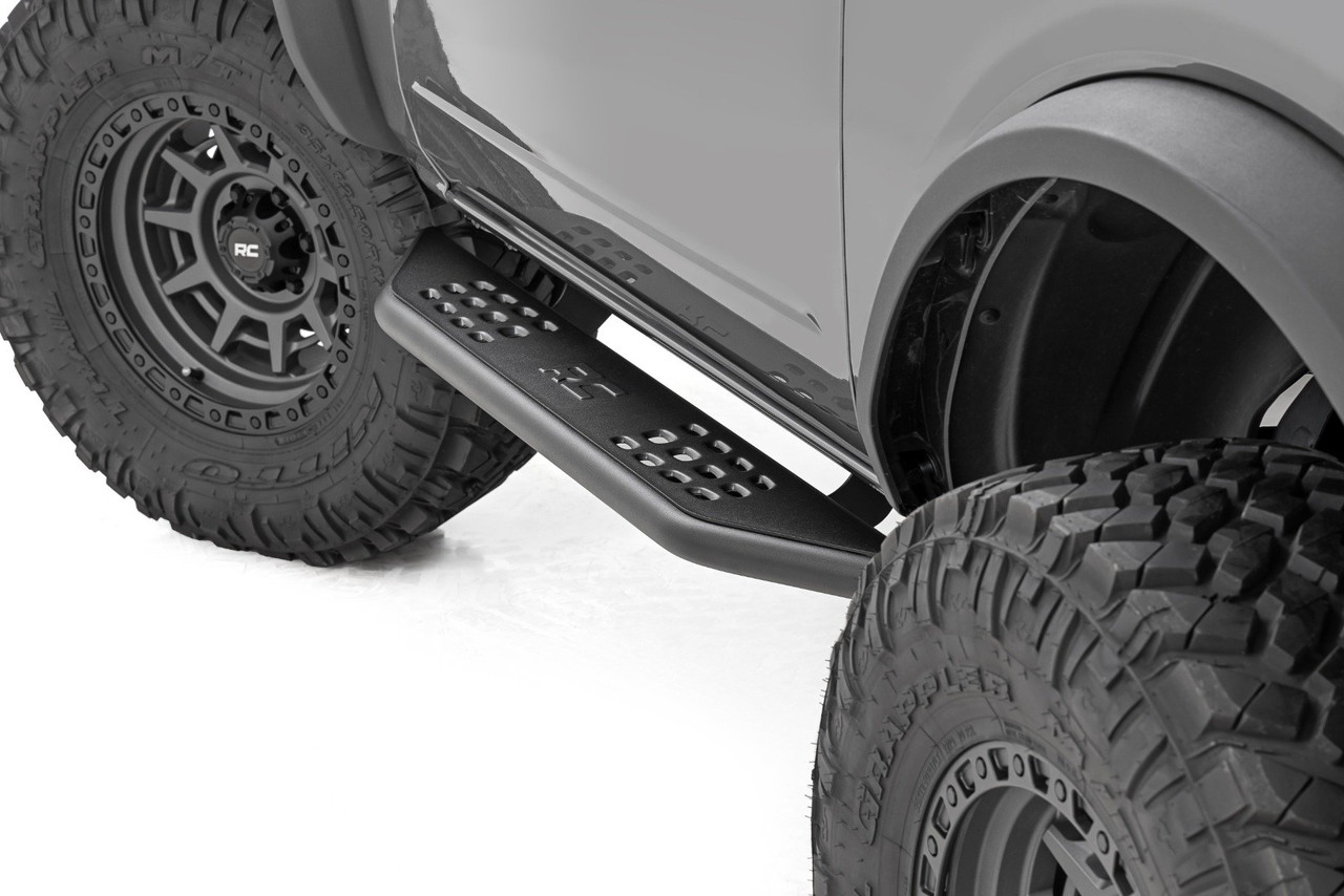 Side Step Bars OV2 Running Boards For 2-Door - Rough Country 14004