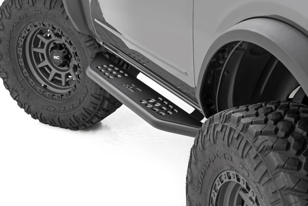 Side Step Bars OV2 Running Boards For 2-Door - Rough Country 14004