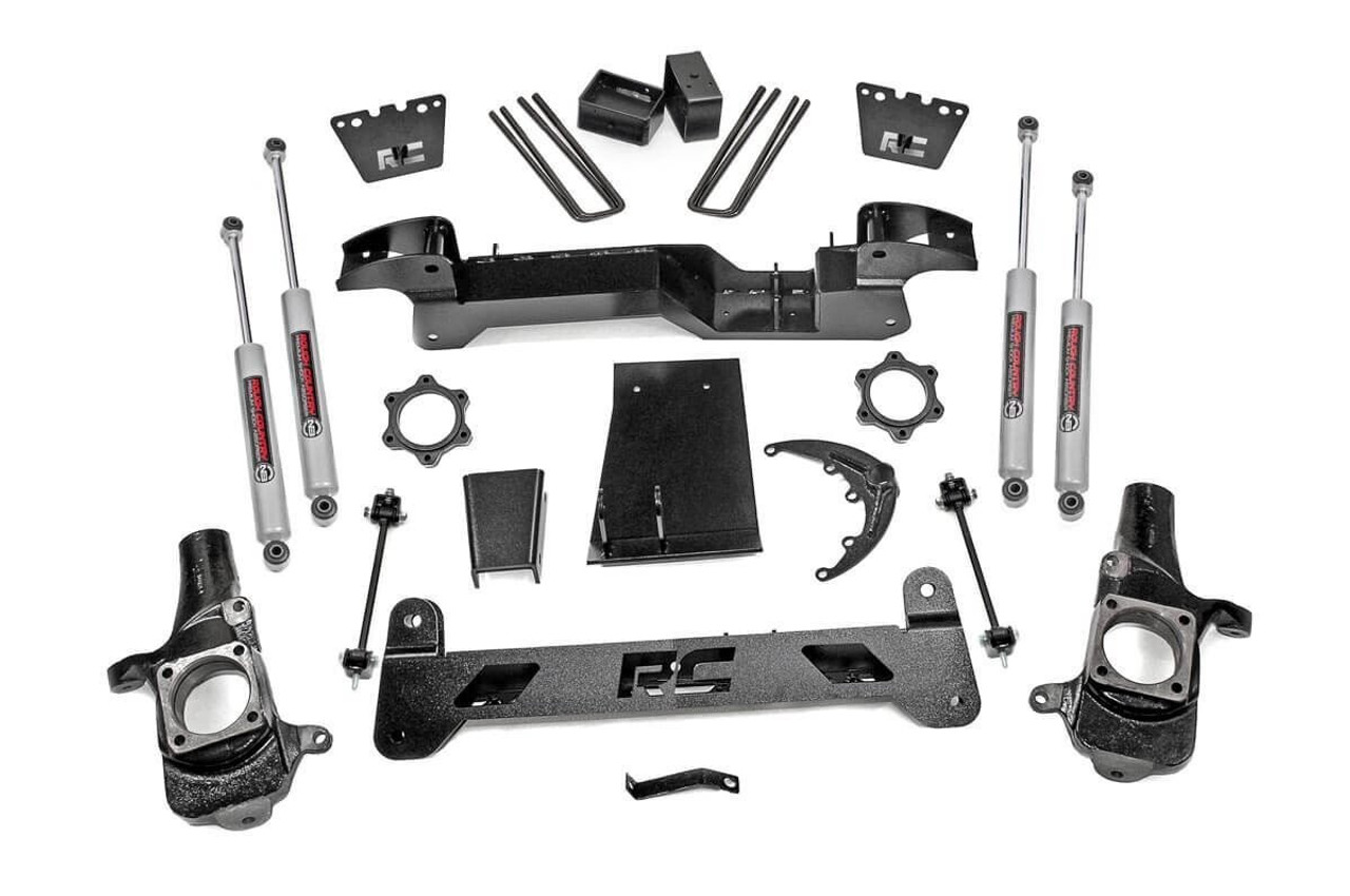 2001-2010 Chevy & GMC 3500HD & Dually 2wd/4wd 6 Lift Kit - Rough Country  29730-3 - Suspension Superstore