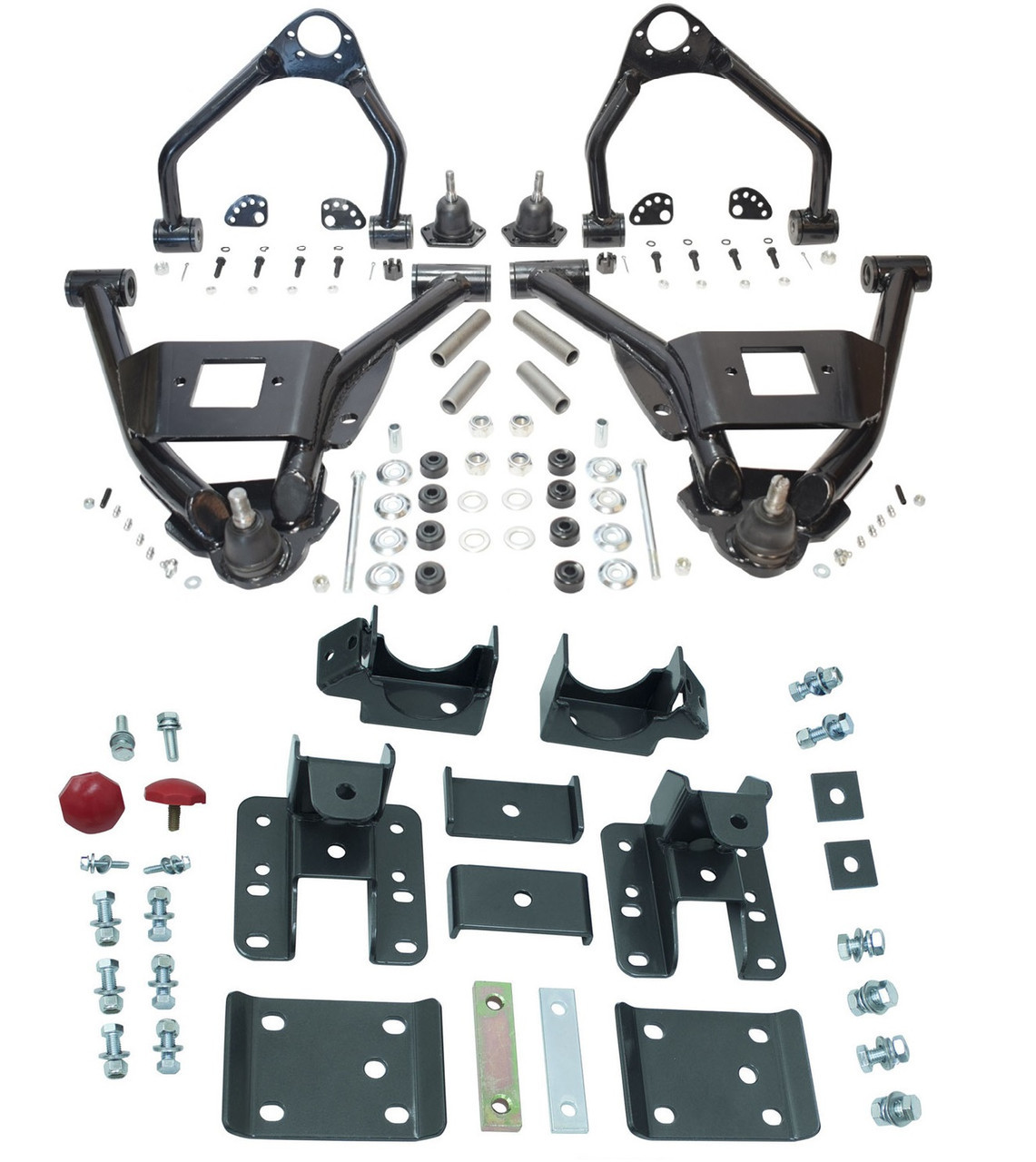SVENSTAG 10-Piece Front Control Arm Kit For Chevy Silverado & GMC Sierra 1500 (2007-2013) – Upper/Lower, Tie Rods, Sway Bar Links