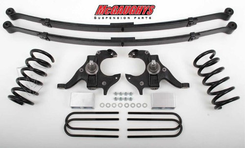 McGaughys GMC S-15 Sonoma Extended Cab 1982-2003 4/6 Deluxe Drop Kit W/Leaf Springs - Part# 93119