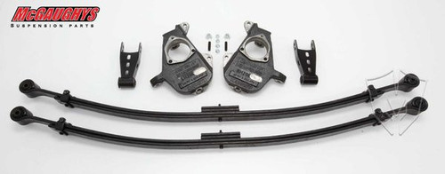 McGaughys GMC Sierra 1500 Quad Cab 2007-2012 2/4 Deluxe Drop Kit - Part# 34000