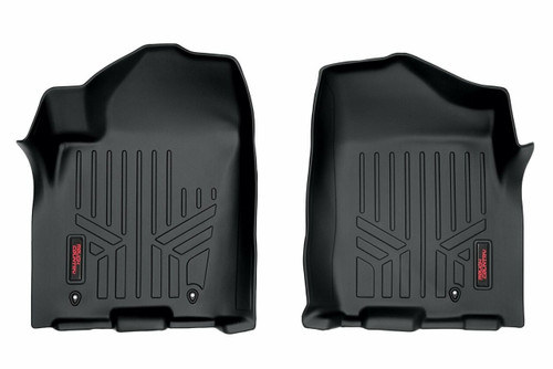 2004-2015 Nissan Titan Crew Cab Front Heavy Duty Floor Mats - Rough Country M-8160