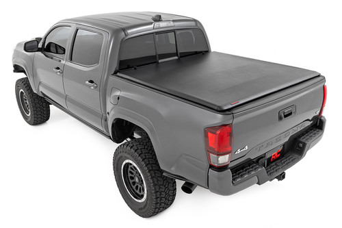 2016-2023 Toyota Tacoma 60" Soft Roll Up Bed Cover - Rough Country 42716501