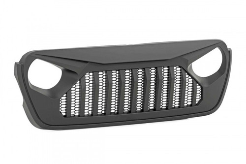 2018-2022 Jeep Wrangler JL & Gladiator JT 4WD Angry Eyes Replacement Grille - Rough Country 10496