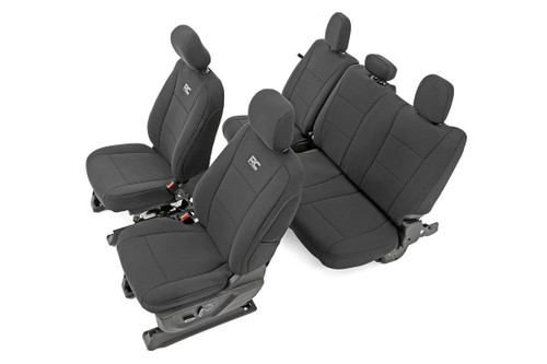 2015-2020 Ford F-150 4WD Neoprene Seat Cover Set - Rough Country 91018