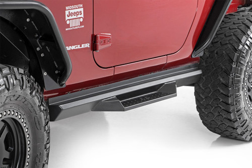 2007-2018 Jeep Wrangler JK 2 Door 4WD DS2 Drop Steps - Rough Country SDS071753