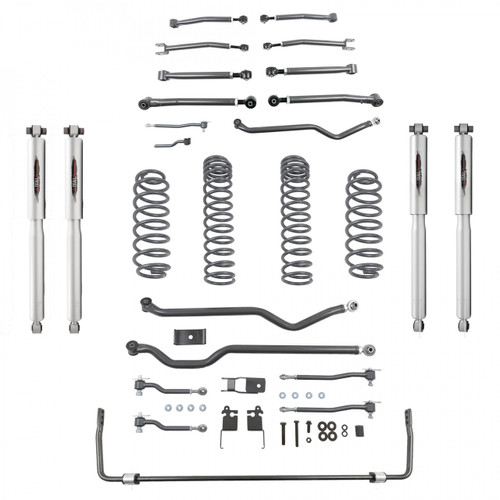 2021-2022 Jeep Wrangler JL Rubicon (Diesel) 4" Lift Kit w/ Rear Sway Bar - Belltech 153204TPS